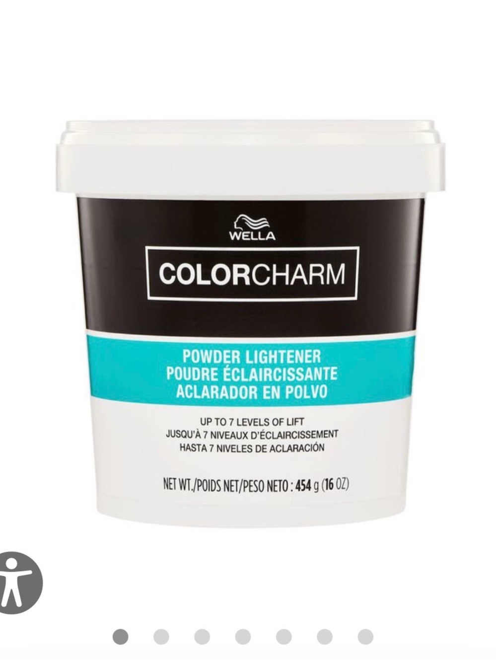 Wella ColorCharm Powder Lightener Bleach Tub